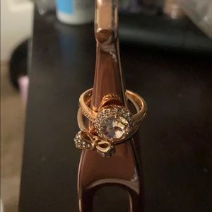 2 rings one size 7 and one size 8